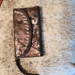 Wristlet wallet clutch